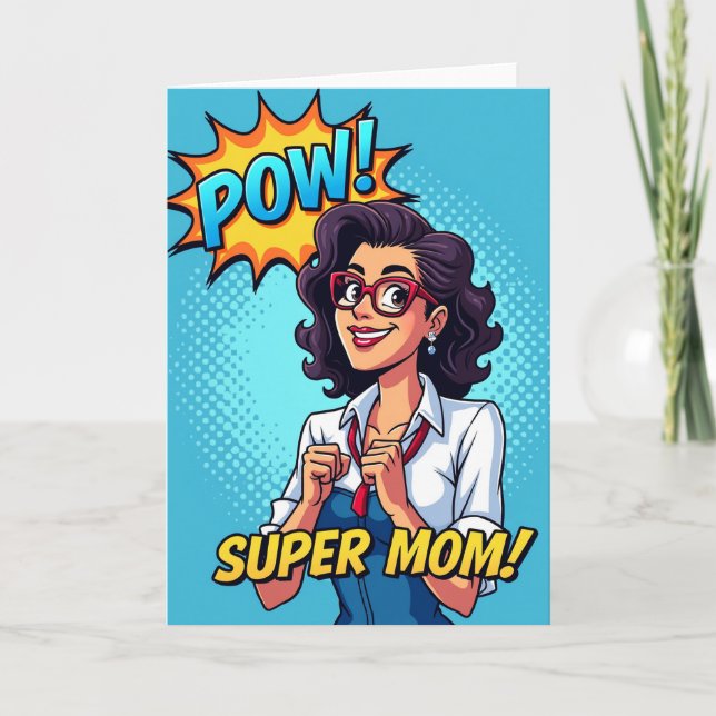 Heroic Mothers Day Comic Art Card (Front)