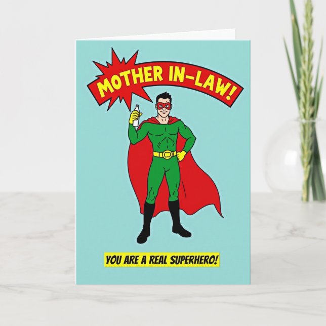 Heroic Mothers Day Hero Card (Front)