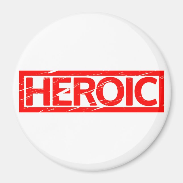 Heroic Stamp Magnet (Front)
