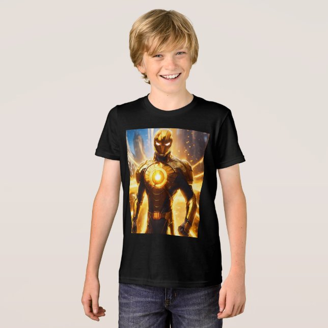 Heroic Superhero T-Shirts for Kids (Front Full)
