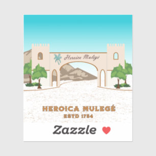 Heroica Mulegé Baja California Sur Mexico Sticker