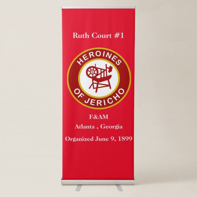 Heroines of Jericho Retractable Banner (Front)