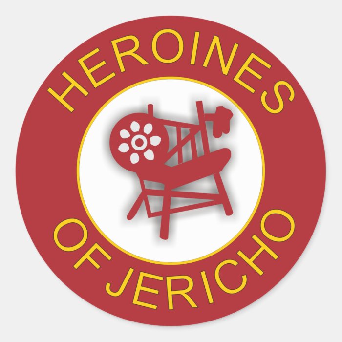 Heroines of Jericho Round Stickers