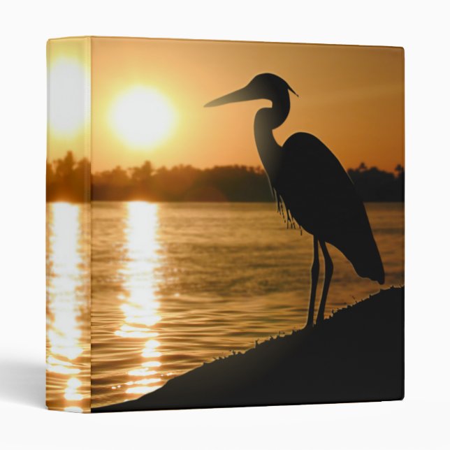 Heron 3 Ring Binder (Front/Spine)
