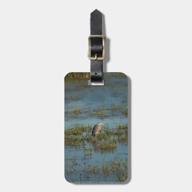 Heron 6937 luggage tag (Front Vertical)