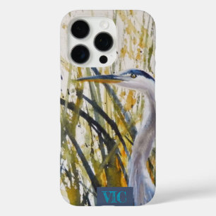 Heron Art - In The Weeds iPhone 16 Pro Case