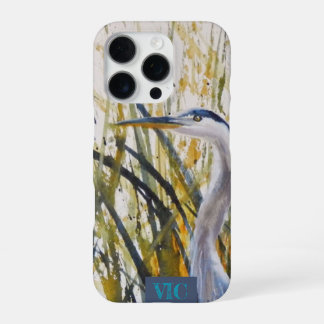 Heron Art - In The Weeds iPhone 16 Pro Case