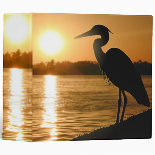 Heron binder-2 inch 3 ring binder (Front/Spine)