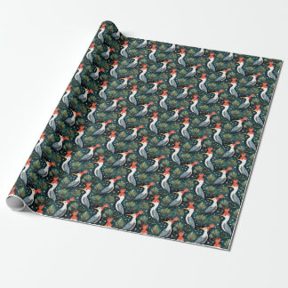 Heron Christmas Wrapping Paper
