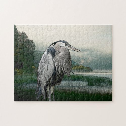 Heron Lake Jigsaw Puzzle