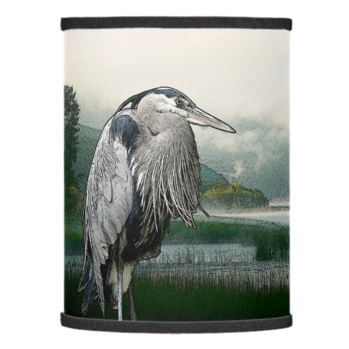 Heron Lake Lamp Shade