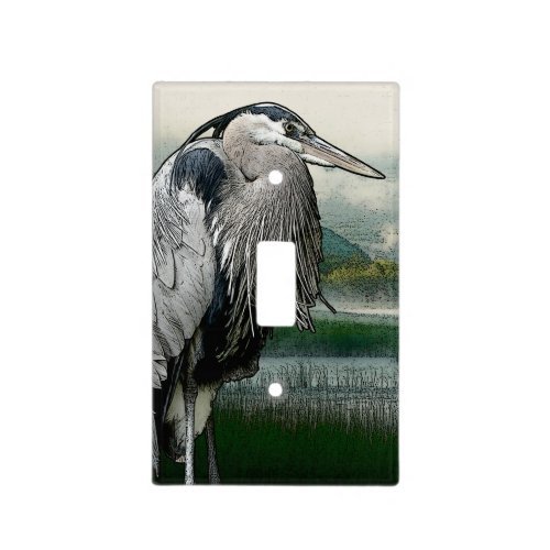 Heron Lake Light Switch Cover