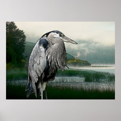 Heron Lake Poster