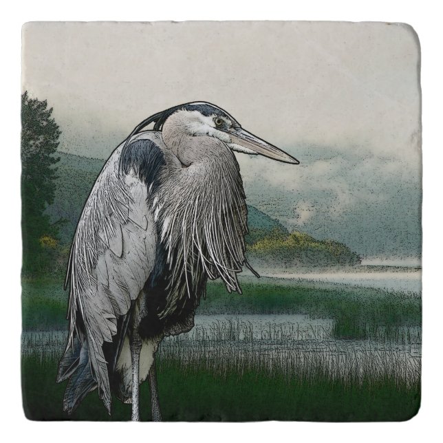 Heron Lake Trivet (Front)