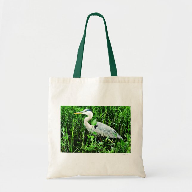 Heron On The Airline Trails Tote Bag (Front)