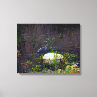 Heron P9687 Canvas Print