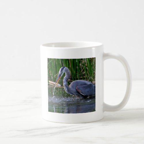 Heron Splash Coffee Mug