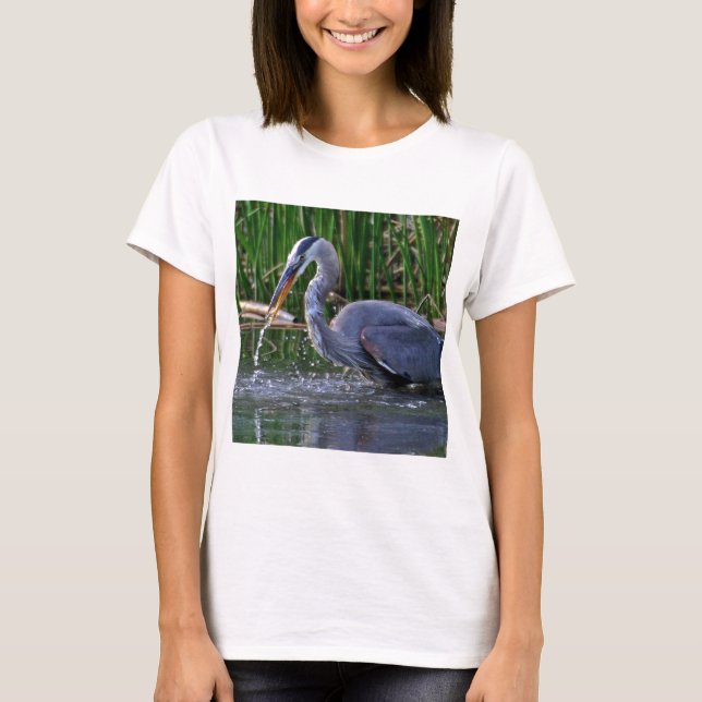 Heron Splash T-Shirt (Front)