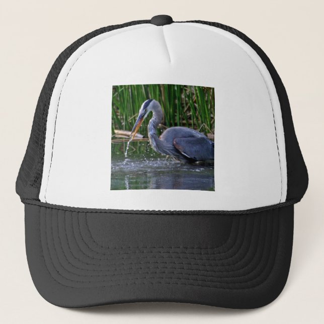 Heron Splash Trucker Hat (Front)
