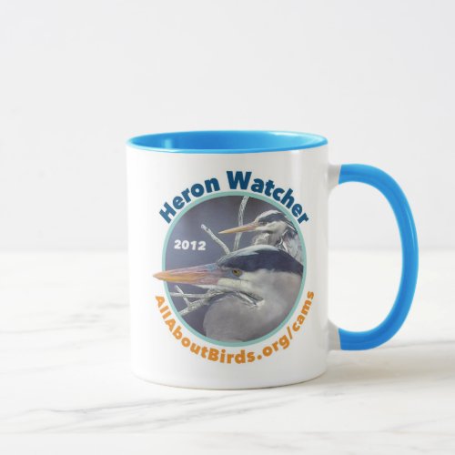 Heron Watcher Photo Mug