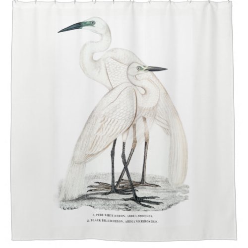 Herons 2 Shower Curtain