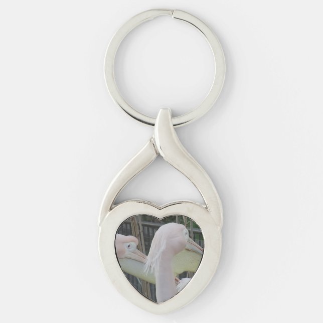 Herons Heart Keychain (Front)