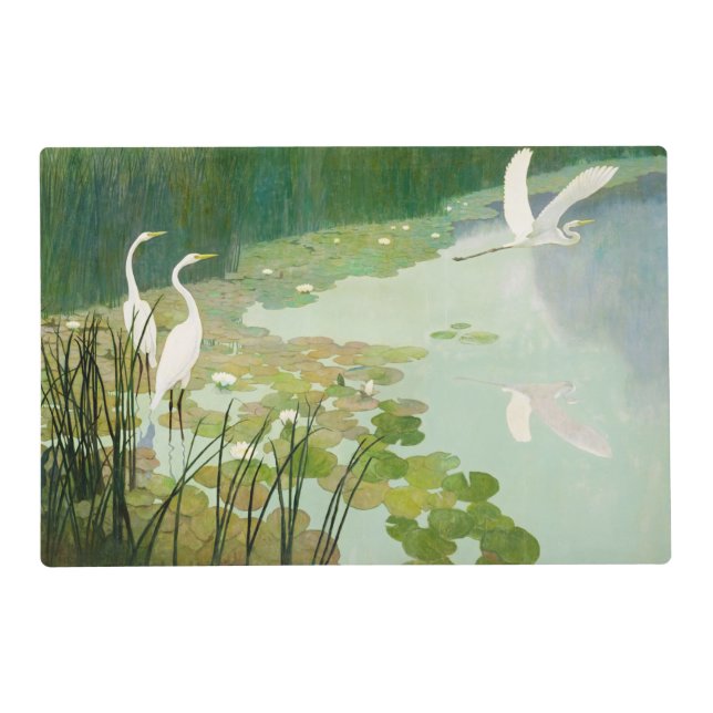 Herons in Summer by Newell Convers Wyeth Placemat (Front)