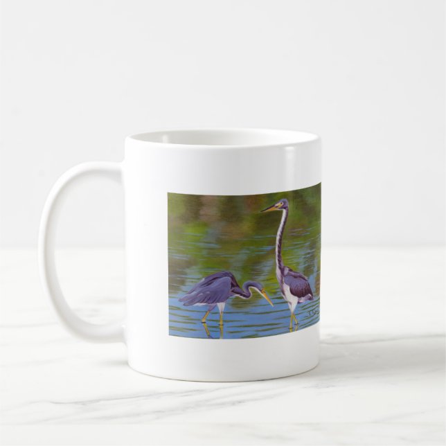 Herons Mug - Beauty is All Around You  (Left)