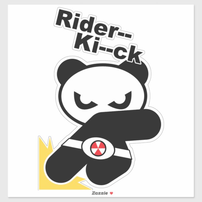 heropandbear sticker (Sheet)