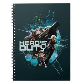 Hero's Duty 1 Notebook by wreckitralph at Zazzle