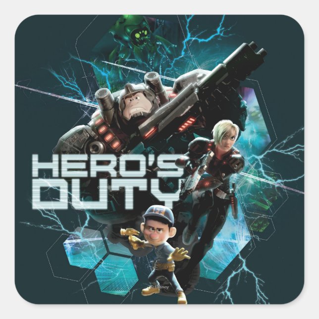Hero's Duty 1 Square Sticker (Front)