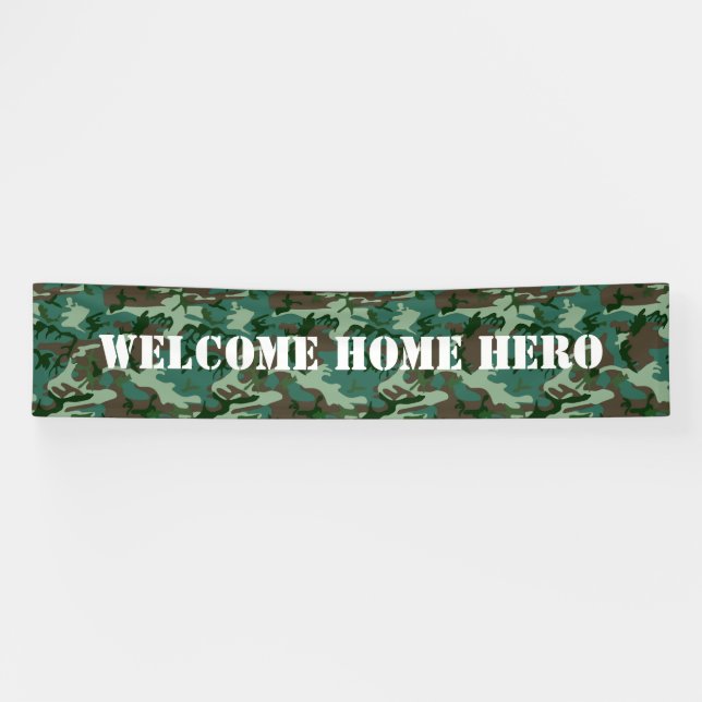 Hero's Welcome Home Banner (Horizontal)