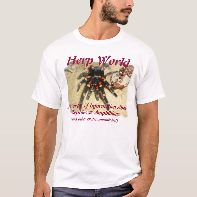 Herp World Tarantula T-Shirt (Front)