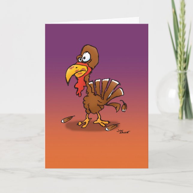 Herpe Turkey Day Thanksgiving Card (Front)