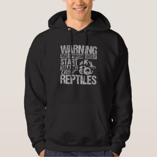 Herpetologist Apparel Herpetology Reptile for Wome Hoodie