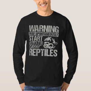 Herpetologist Apparel Herpetology Reptile for Wome T-Shirt
