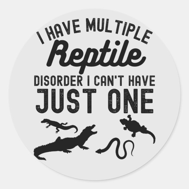 Herpetologist, Herpetology Animals Classic Round Sticker (Front)
