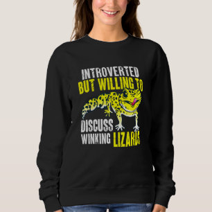 Herpetologist Lizard Reptile Leopard Gecko 1 Sweatshirt