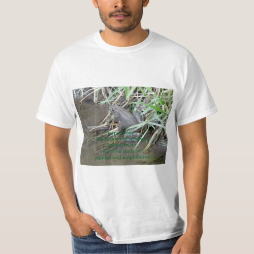 Herpetology Definition Frog T_Shirt