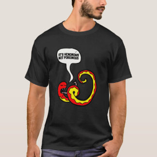 Herpetology Reptile And Amphibians Venomous Not Po T-Shirt