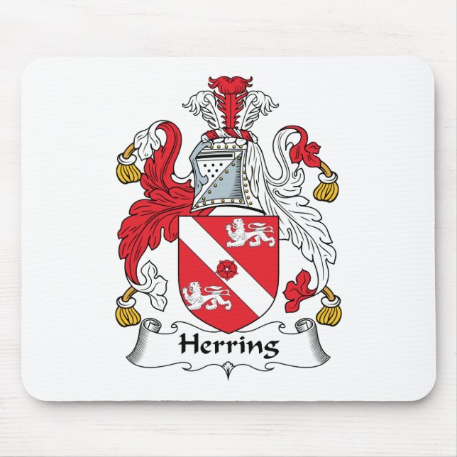 Herring Family Crest Mouse Pad (Front)