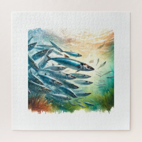 Herring Harmony AREF9401 _ Watercolor Jigsaw Puzzle