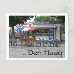 Herring vendor postcard