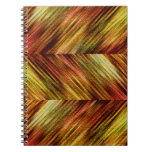 Herringbone Blended Rustic Autumn Colored Notebook