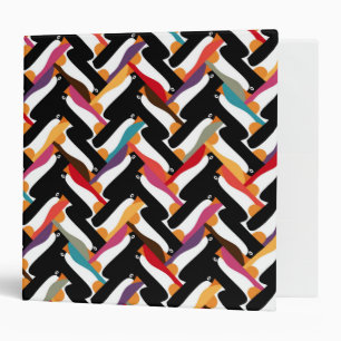 herringbone penguin binder