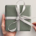 Herringbone tweed classic sage green Christmas Wrapping Paper Sheets<br><div class="desc">This trio of simple tweed-effect sage green Christmas wrapping paper sheets is perfect for all of your holiday gifts. This classic pattern - a herringbone fabric effect - is chic and subtle and can work with a variety of holiday design themes. The rich green is festive and the pattern gives...</div>