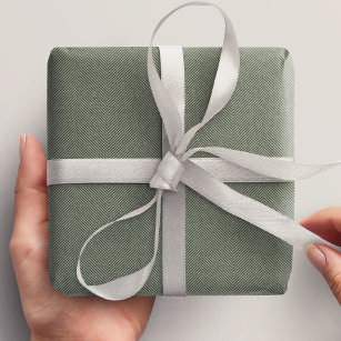 Sage Green Simple Winter Wrapping Paper, Boho Green Christmas Gift Wrap,  Eco Friendly Natural Minimalist Holiday Matte Green Wrapping Paper 