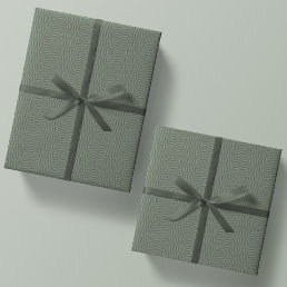 Herringbone tweed classic sage green holiday wrapping paper