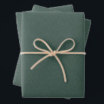 Herringbone tweed effect classic green Christmas Wrapping Paper Sheets<br><div class="desc">This trio of simple tweed-effect green Christmas wrapping paper sheets is perfect for all of your holiday gifts. This classic pattern - a herringbone fabric effect - is chic and subtle and can work with a variety of holiday design themes. The rich green is festive and the pattern gives off...</div>