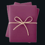 Herringbone tweed effect mulberry Christmas Wrapping Paper Sheets<br><div class="desc">This trio of simple tweed-effect mulberry color Christmas wrapping paper sheets is perfect for all of your holiday gifts. This classic pattern - a herringbone fabric effect - is chic and subtle and can work with a variety of holiday design themes. The rich warm color is trendy and festive and...</div>